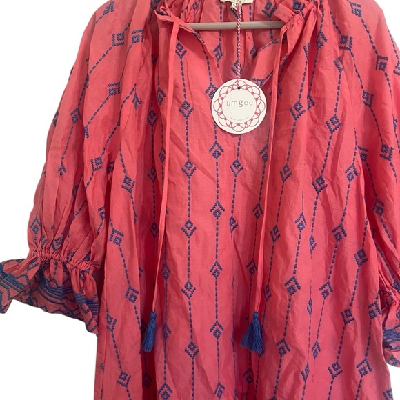 Umgee dress Pink and Blue Dress new boho small - Picture 4 of 11